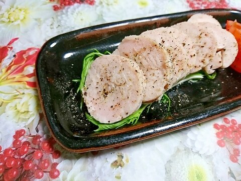 余熱調理で～鶏ハム